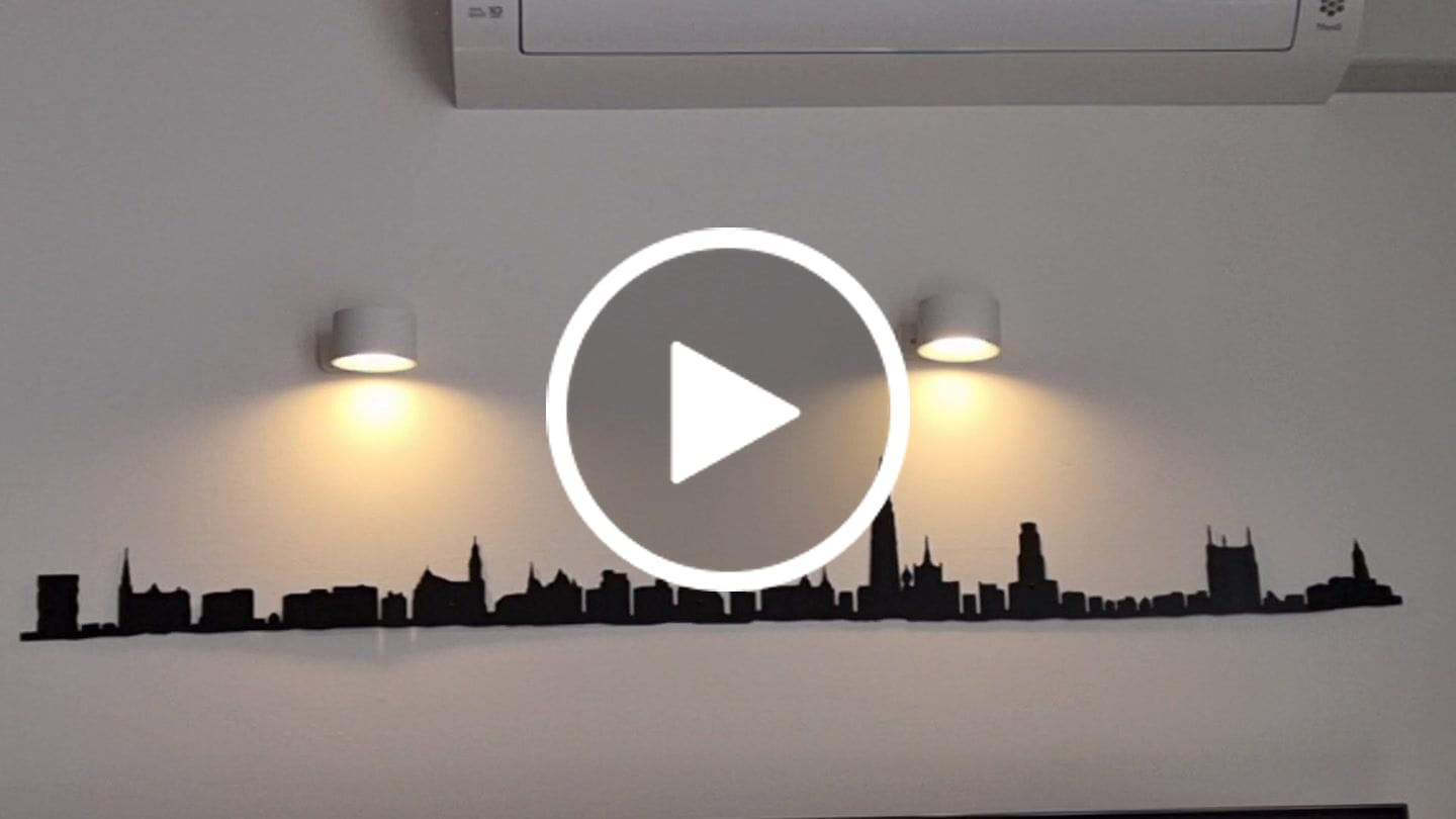 Customer video review of ENDLESS Wandlamp