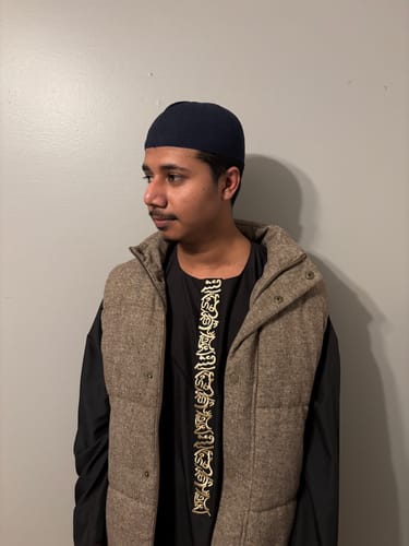 Customer photo review of Emirati Thobe Embroidered - Black