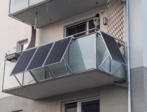 Customer photo review of Ray Lite Balkonkraftwerk 200W~1200W