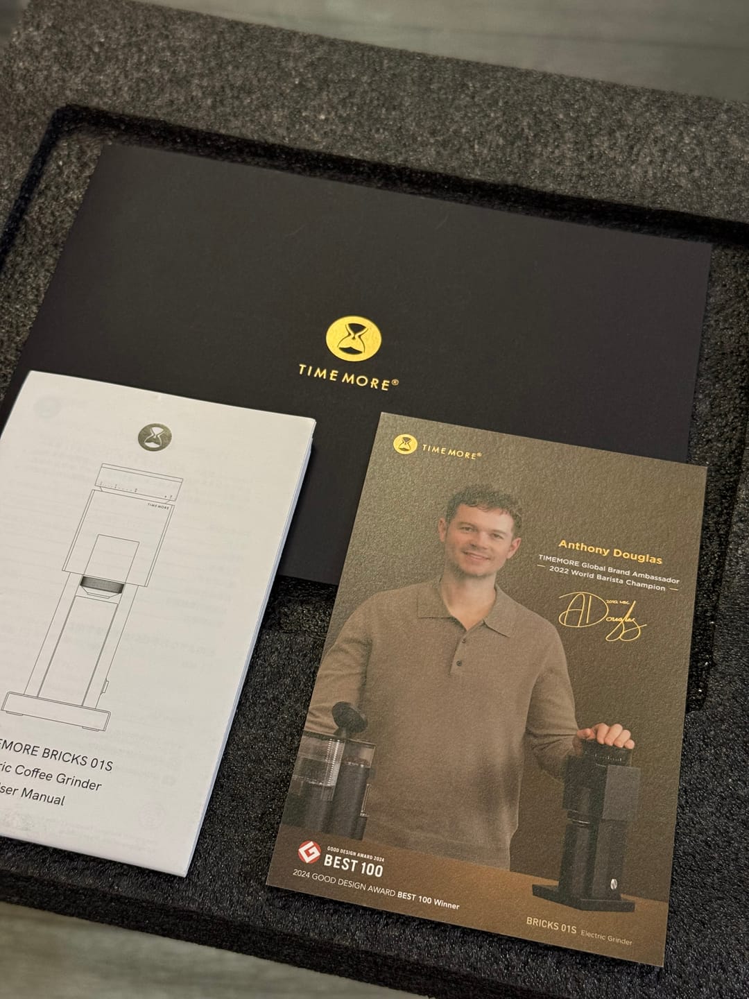 Customer photo review of Bricks 01S Home Coffee Grinder