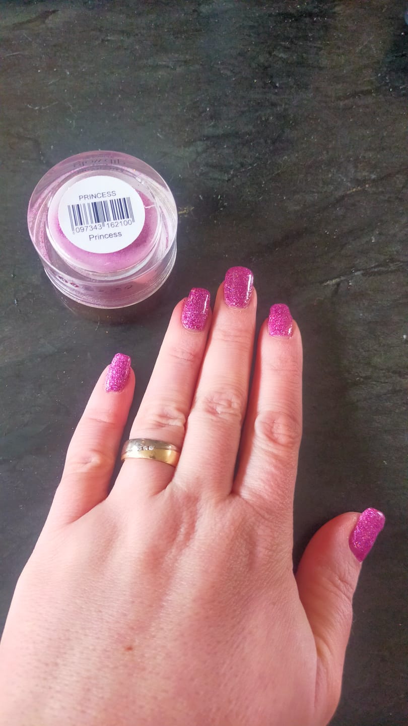 Customer photo review of Princess Dipping Powder