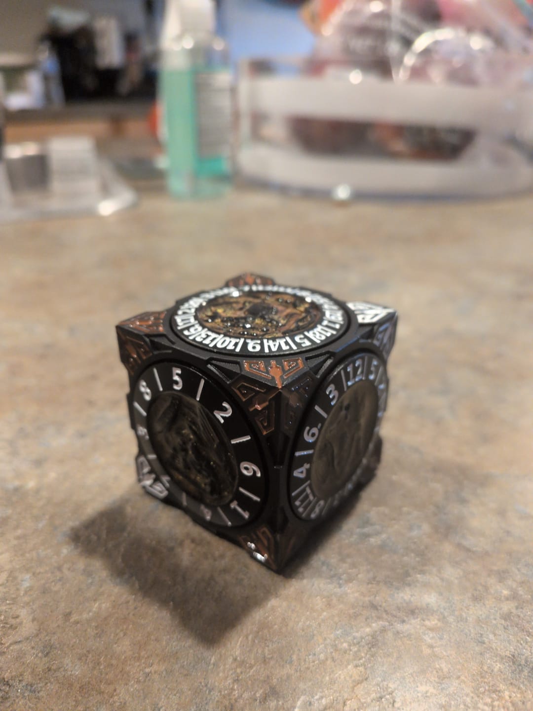 Customer photo review of Masters Dice Relic #000 – Class Legacy Spinner | 7 -in-1 Dual-Spinner Metal Dice