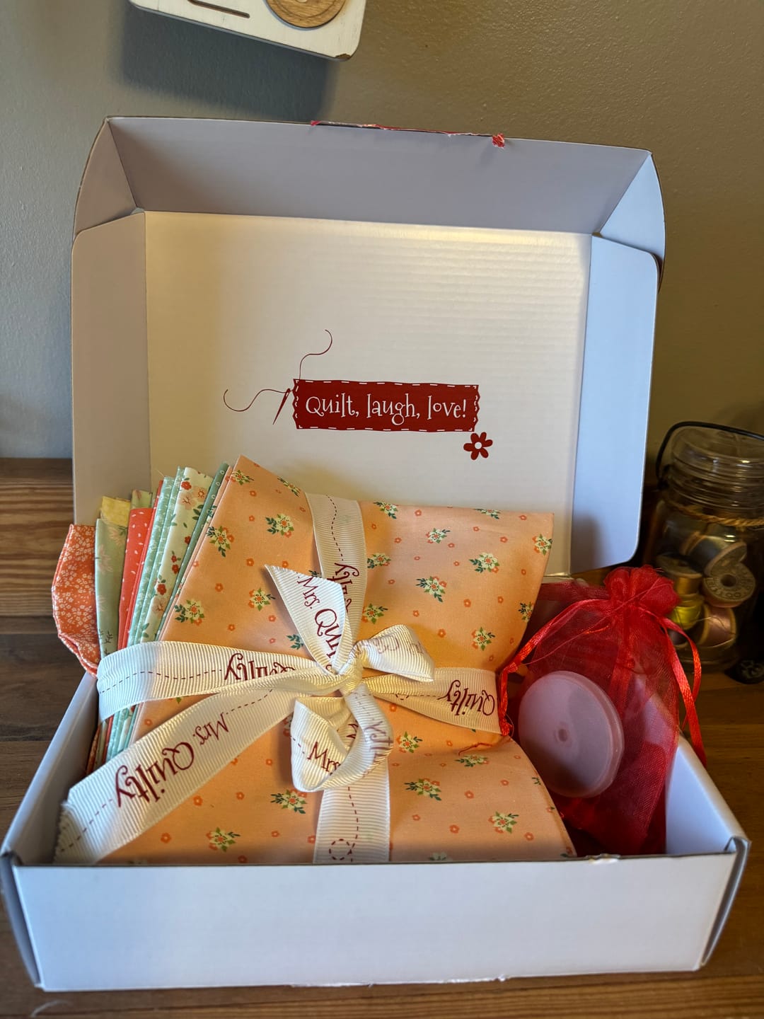 Customer photo review of Mrs Quilty Beginners Subscription Box