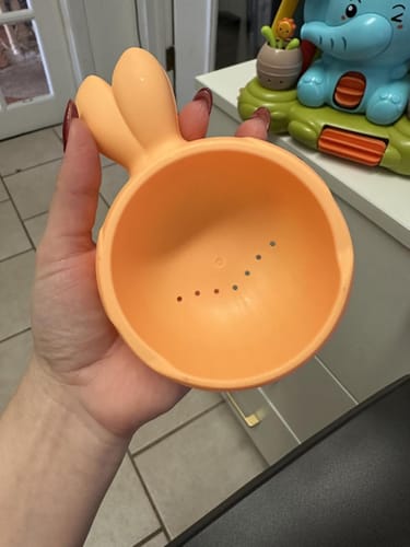 Customer photo review of Interactive Baby & Toddler Waterfall Bath Toy Set that Stick to the Wall