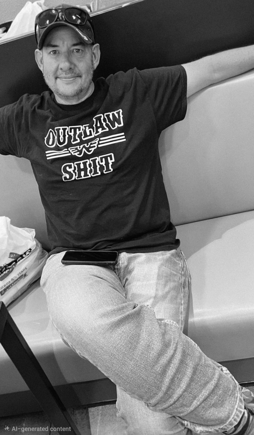 Customer photo review of Waylon Jennings Fan Club Subscription Tee Shirt Box