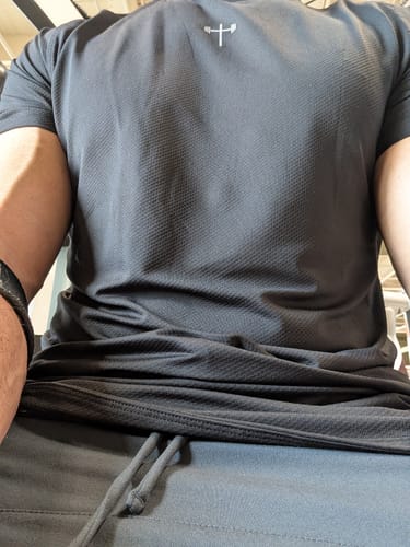 Customer photo review of Signature Tee