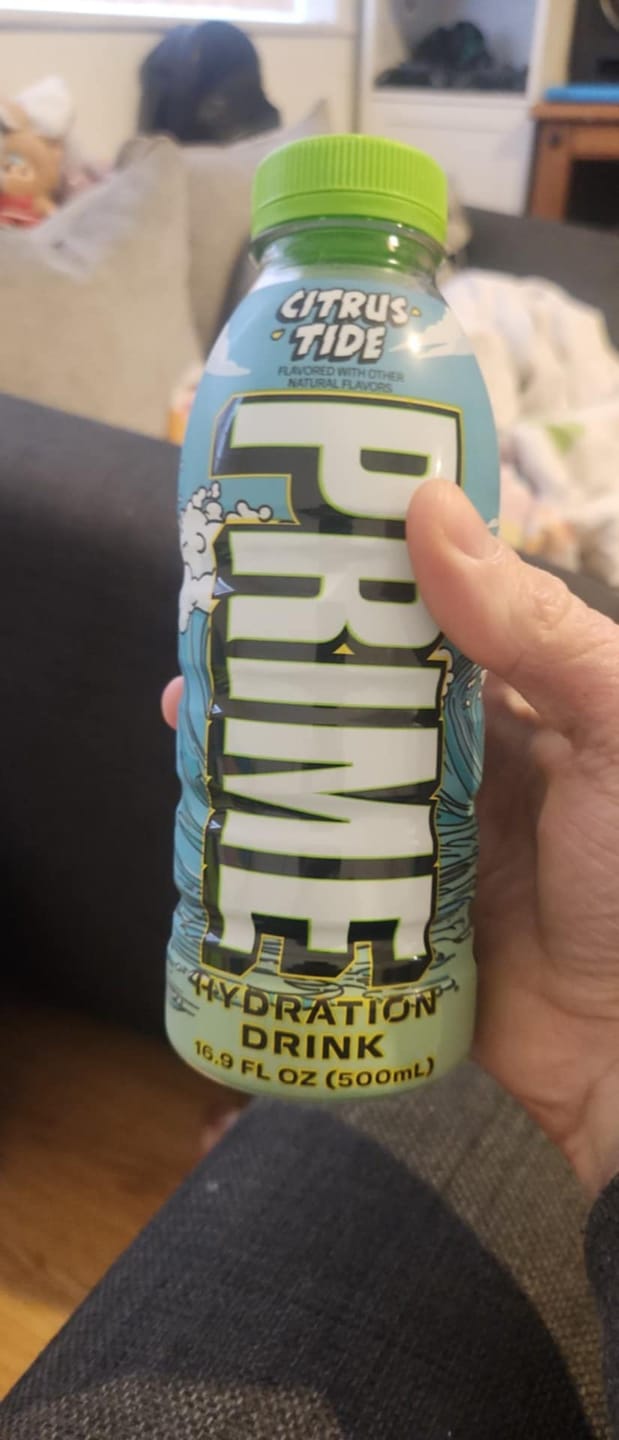 Customer photo review of 🏝️ PRIME Hydration – Citrus Tide (Limited Edition) 🍋🌊