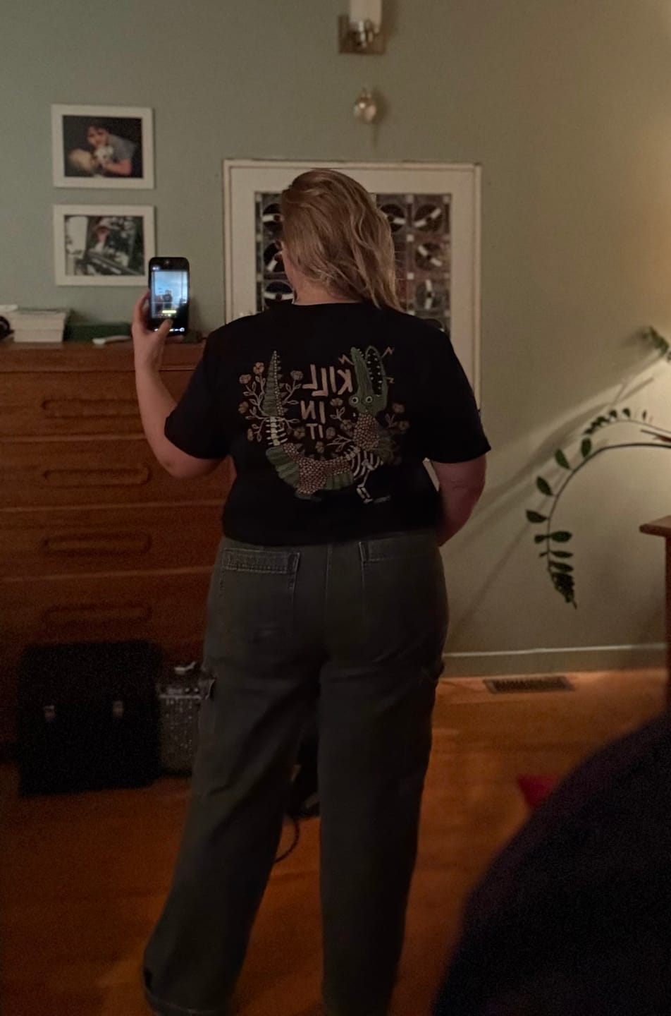 Customer photo review of Killin It T-Shirt