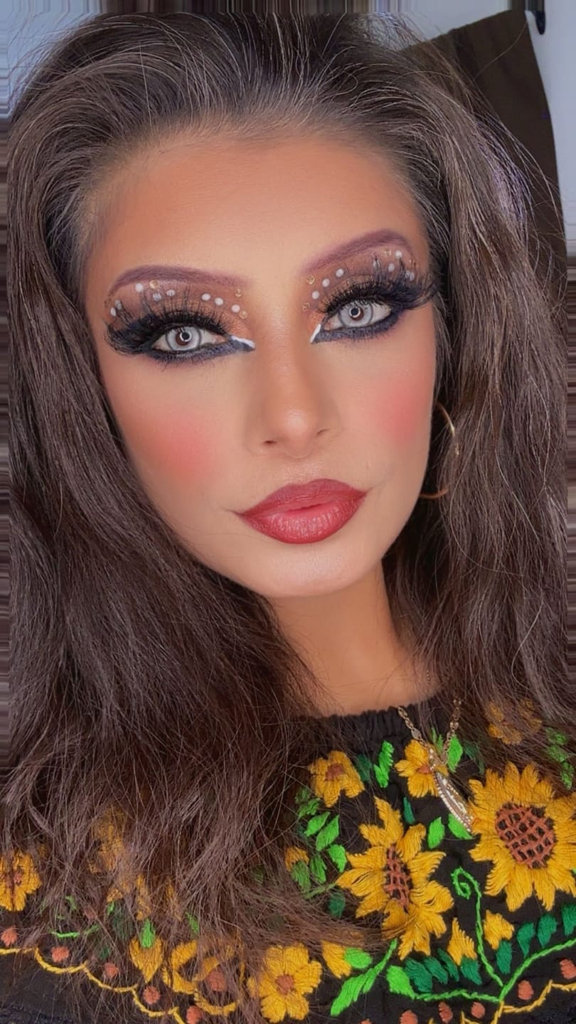 Customer photo review of Cosplay Fairy Gray Colored Contact Lenses