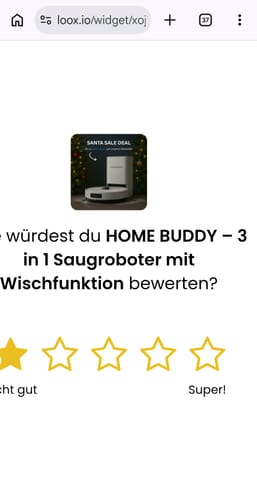 Customer photo review of HOME BUDDY –  3 in 1 Saugroboter mit Wischfunktion
