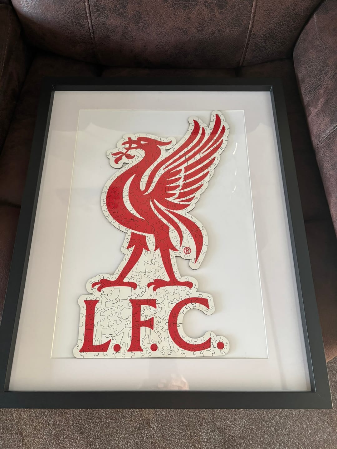 Customer photo review of Liverpool FC® Liver Bird Crest - Wooden Puzzle