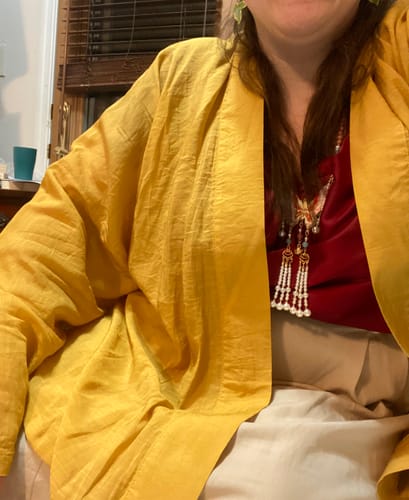 Customer photo review of Feiji Xiu 飞机袖 Airplane Sleeve Song Dynasty Daily Cotton Top