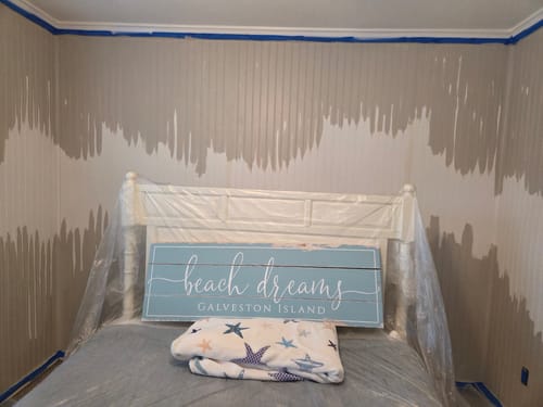 Customer photo review of Beach Dreams Rustic Sign