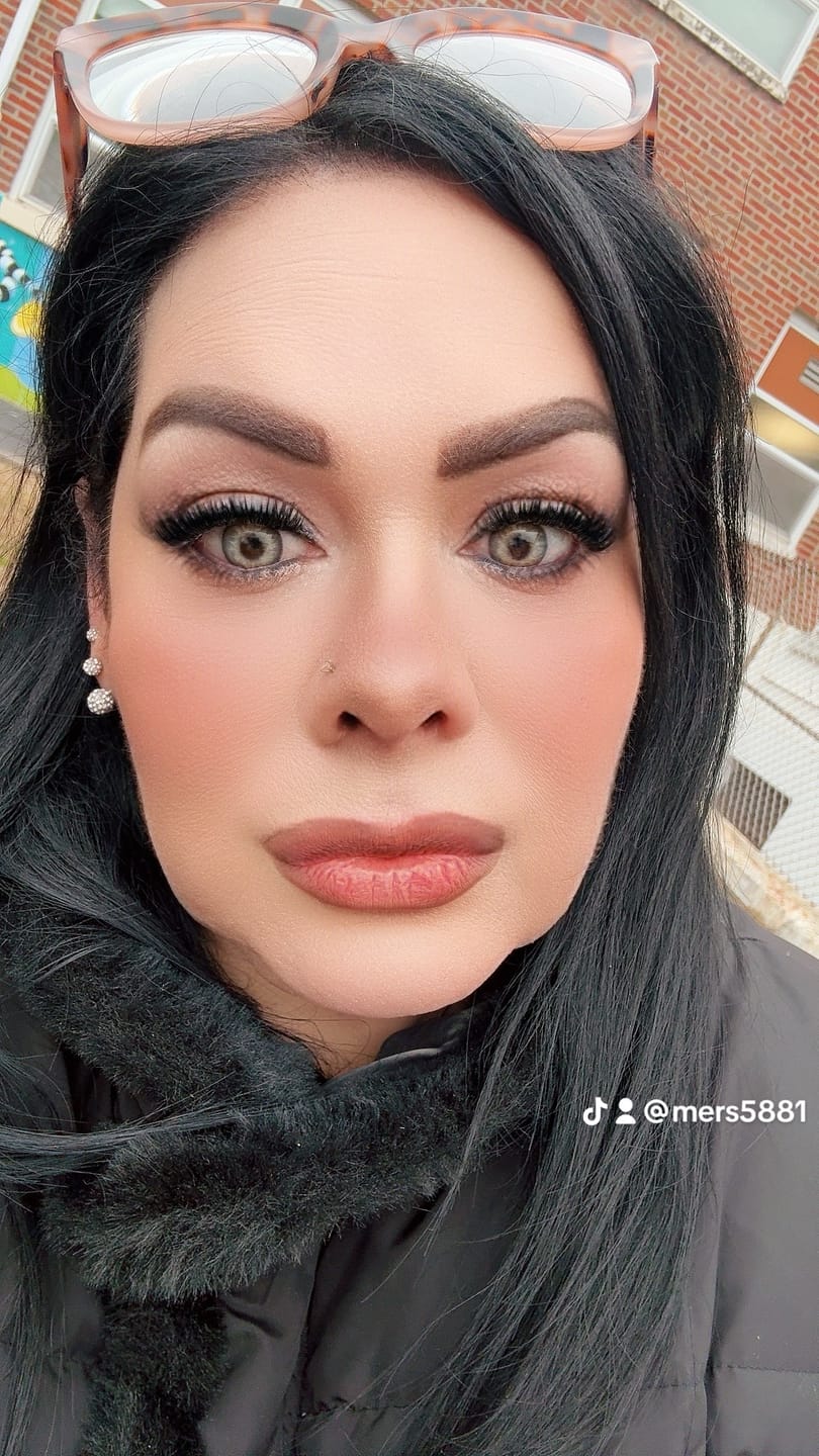 Customer photo review of Himalaya Brown Prescription  Colored Contact Lenses