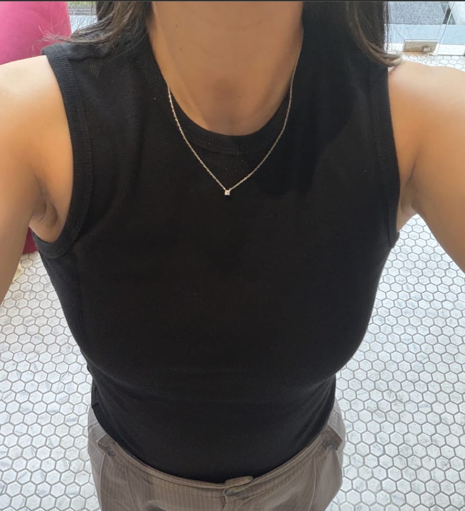 Customer photo review of Tank Top Ribbed Cotton