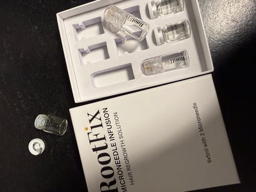 Customer photo review of RootFix - ערכה לטיפול בנשירה והתקרחות של השיער