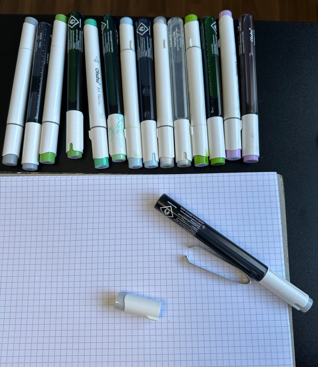 Customer photo review of Ohuhu Marker Ink V08 / V050 Refill for Alcohol marker