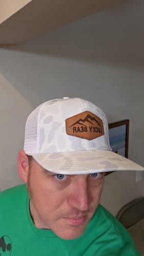 Customer photo review of Custom Slate Old’s Cool Trucker Hats - Lost Hat Co.