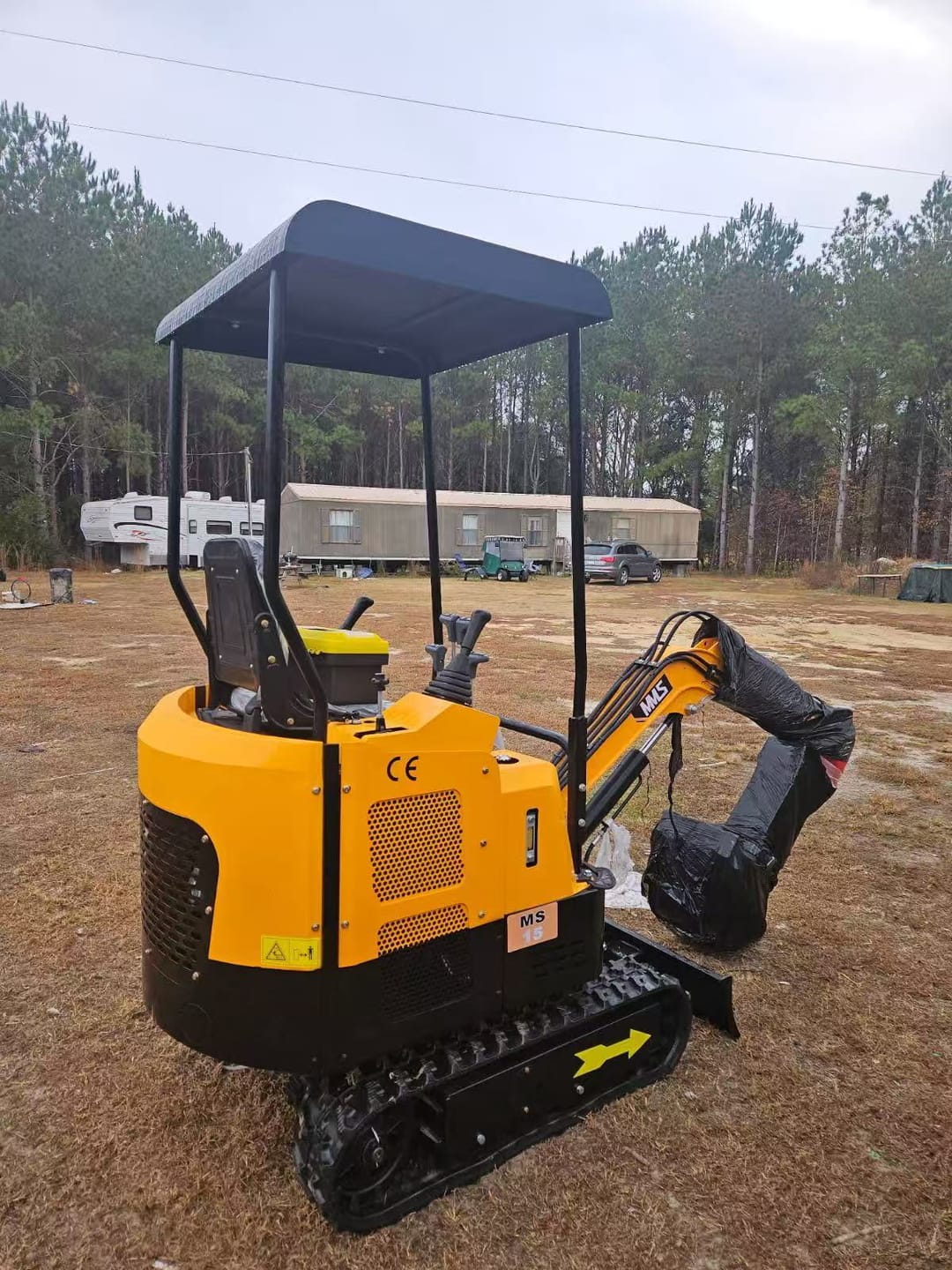 Customer photo review of MS15 | 1.5-ton Mini Excavator for Sale, 13.5 HP B&S Engine