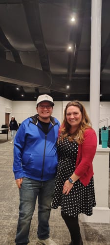 Customer photo review of Trash Bandit Corduroy Brim Hat