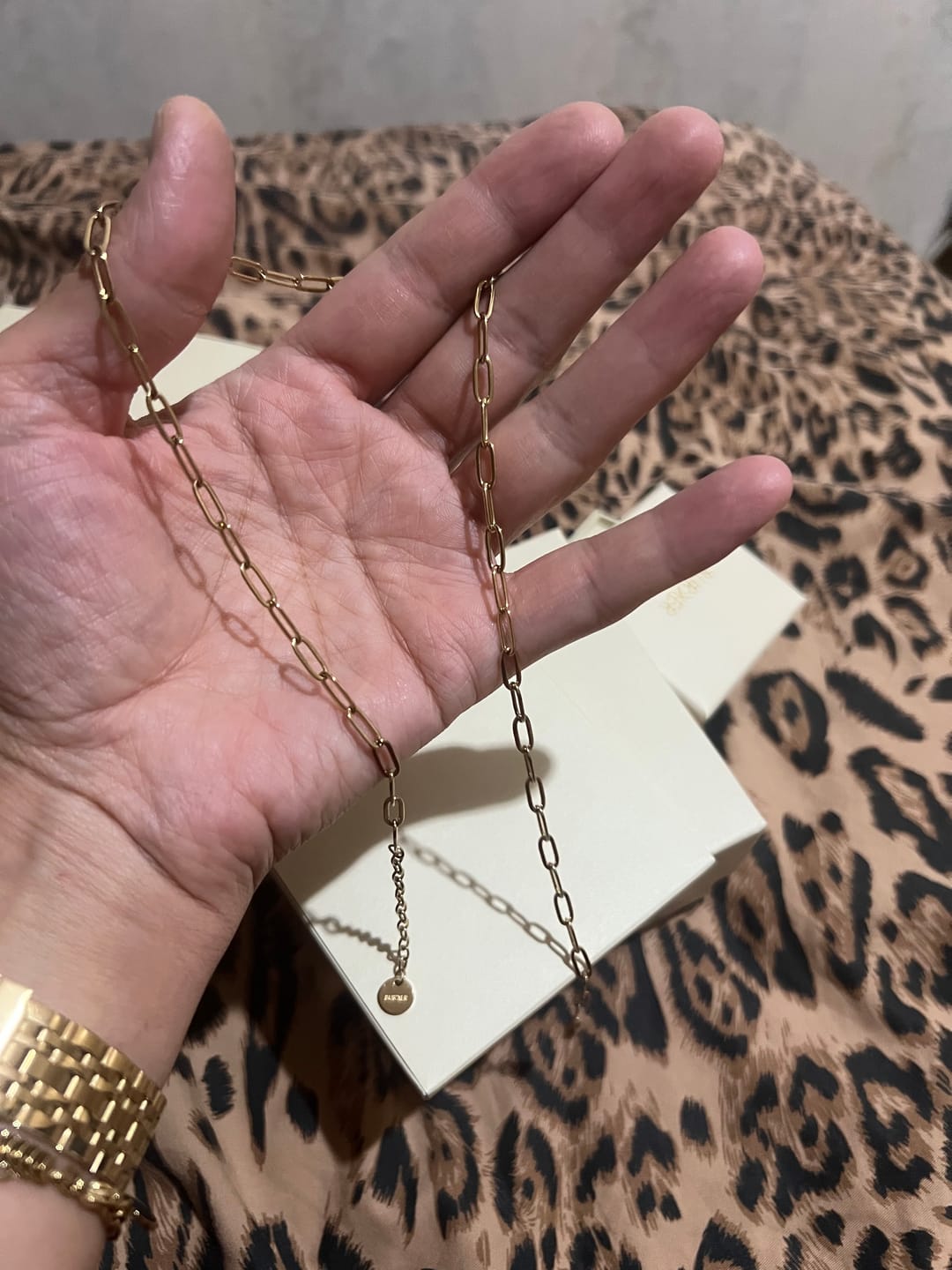Customer photo review of Zoey Necklace