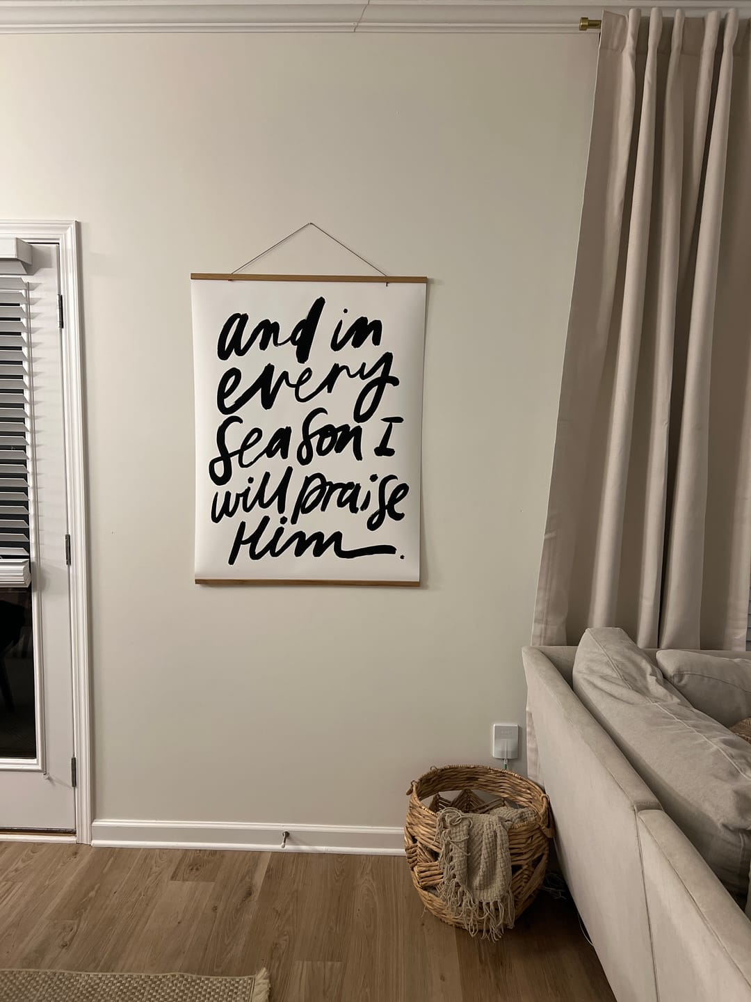 Customer photo review of Large Poster: And in every season