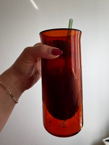 Customer photo review of FLUR Iced Coffee Glasses