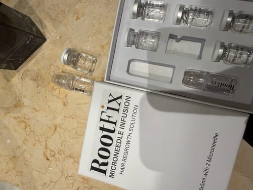 Customer photo review of RootFix - ערכה לטיפול בנשירה והתקרחות של השיער
