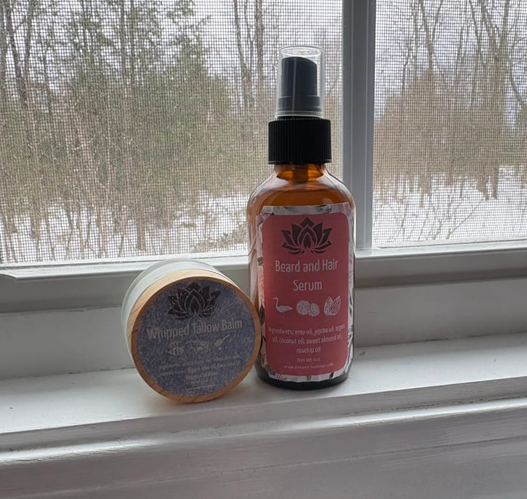 Customer photo review of Beard & Hair Serum with Emu Oil