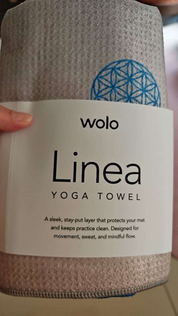 Customer photo review of Linea Yoga Towel
