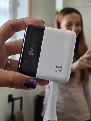 Customer photo review of Oralux UV Toothbrush Sanitizer