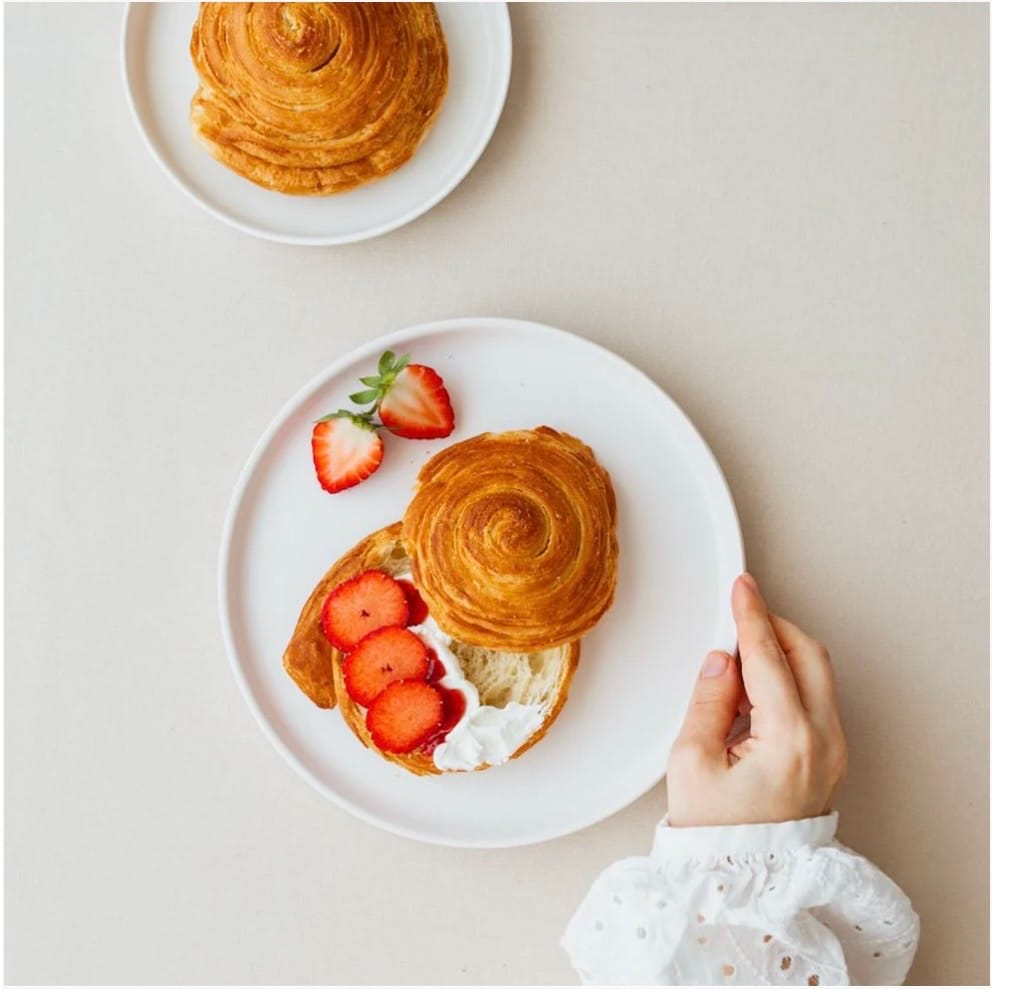 Customer photo review of Butter Croissant Rolls (4 pack)