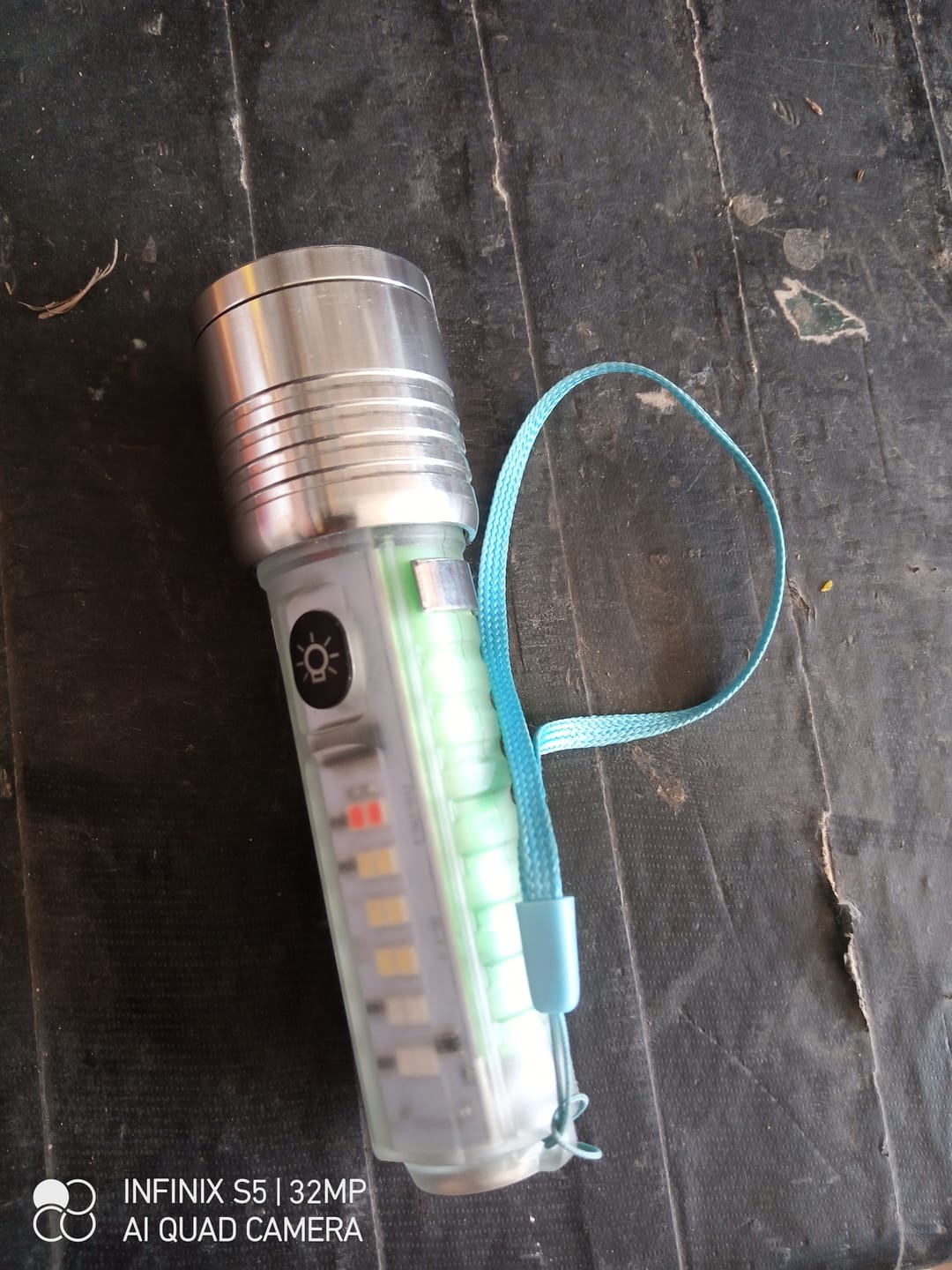Customer photo review of Lot Imported Coba USB Rechargeable Flashlight