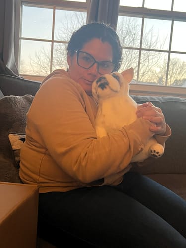 Custom Petslify plush reviewed by Rosalie P., handmade replica of their pet