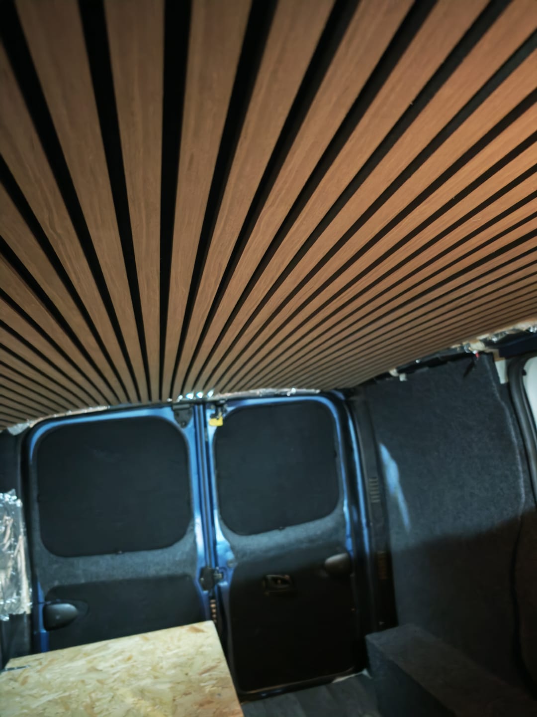 Customer photo review of Acoustic Slat Wall Panel - Walnut