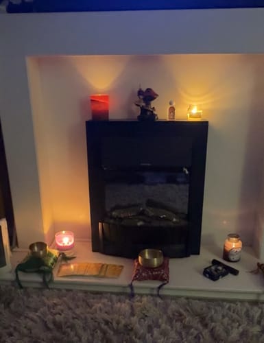Customer photo review of Green Square Cushion