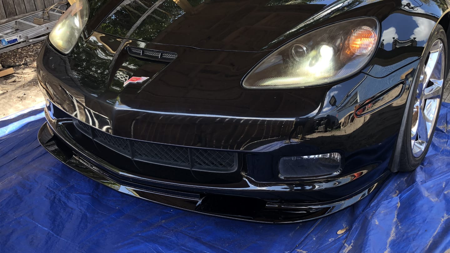 Customer photo review of Corvette C6 Grand Sport / Z06 Front Splitter Lip | ZR1 Conversion Package