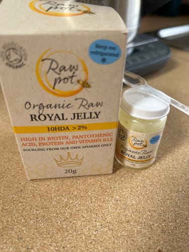 Customer photo review of Organic Raw Royal Jelly