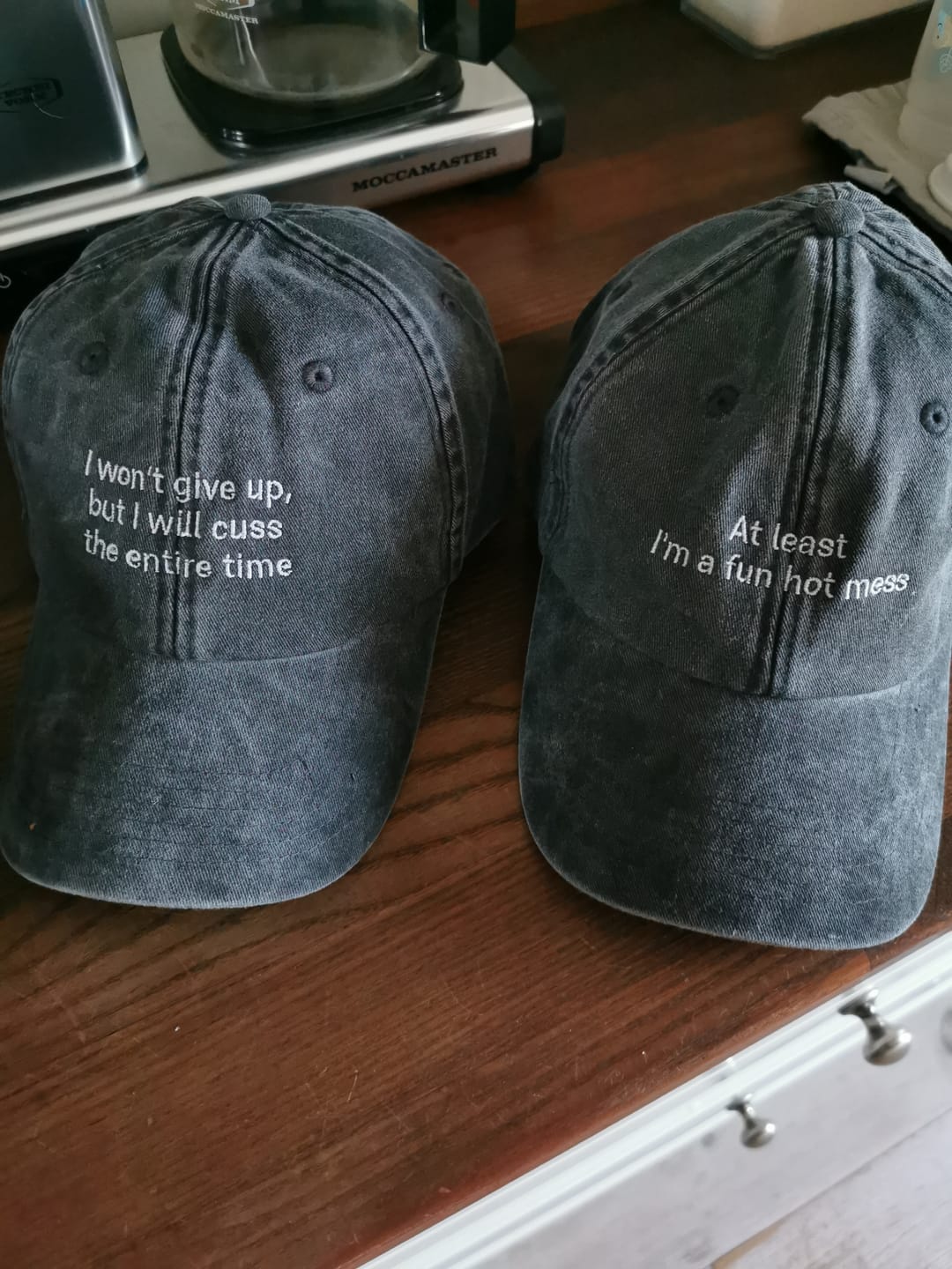 Customer photo review of Customize Your Own Vintage Hat
