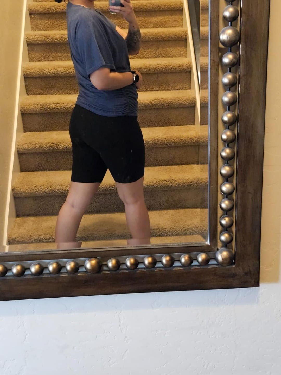 Customer photo review of Silix™ Cloud-Soft Tummy Control Pocket Short Leggings