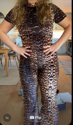 Customer photo review of Jagger Jumpsuit in Leopard