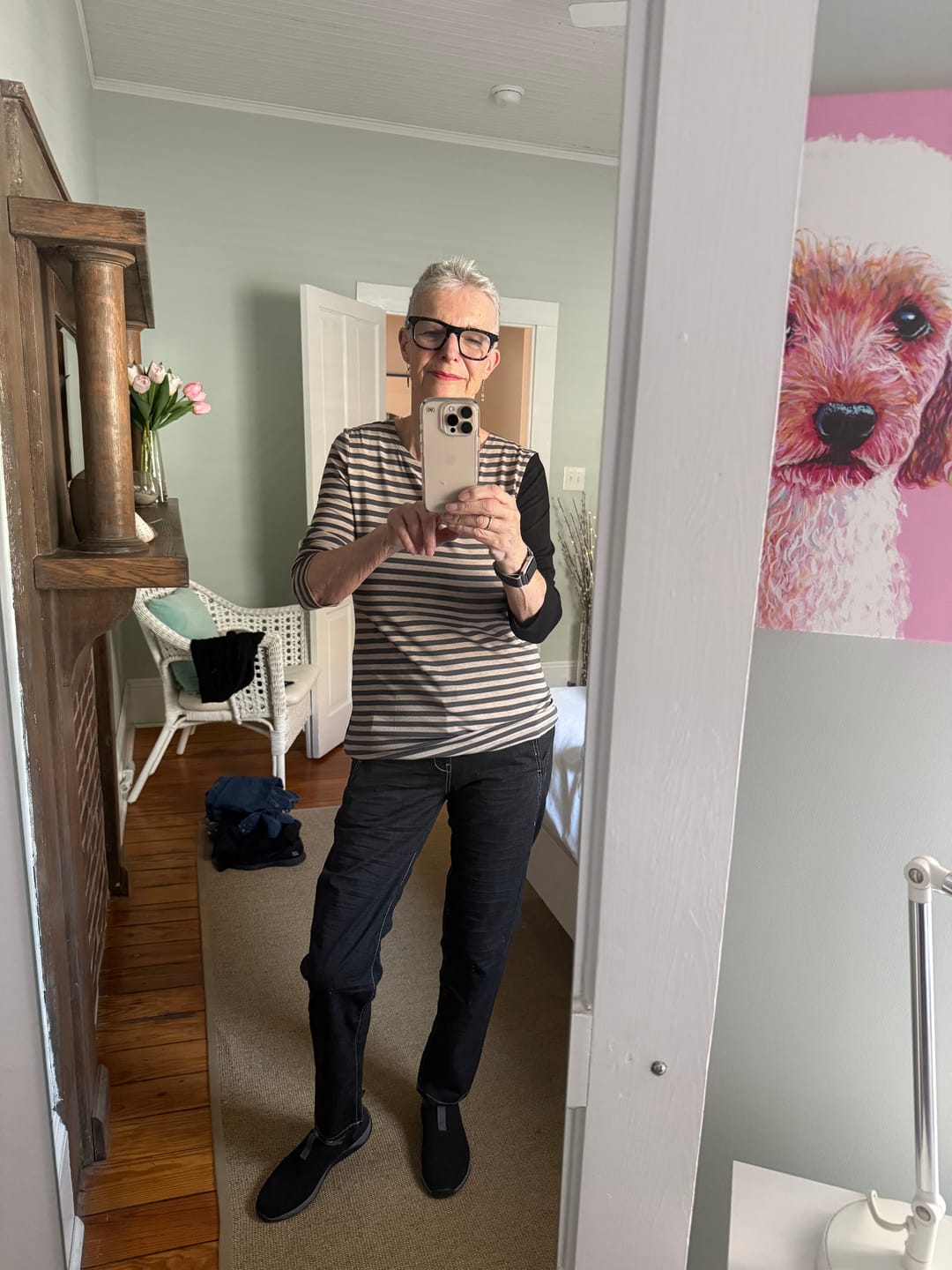 Customer photo review of Urban Washed Iconic Stretch Jeans, Jet