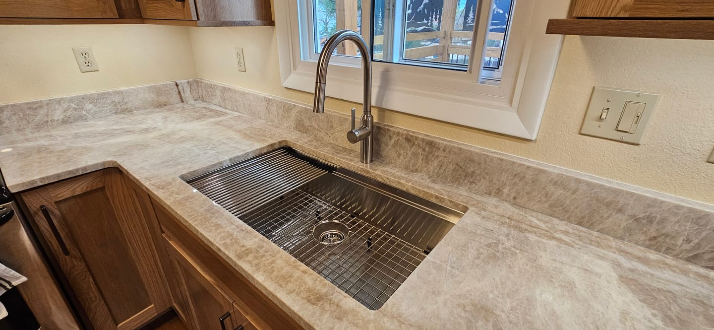 Customer photo review of Paulette Kitchen Faucet