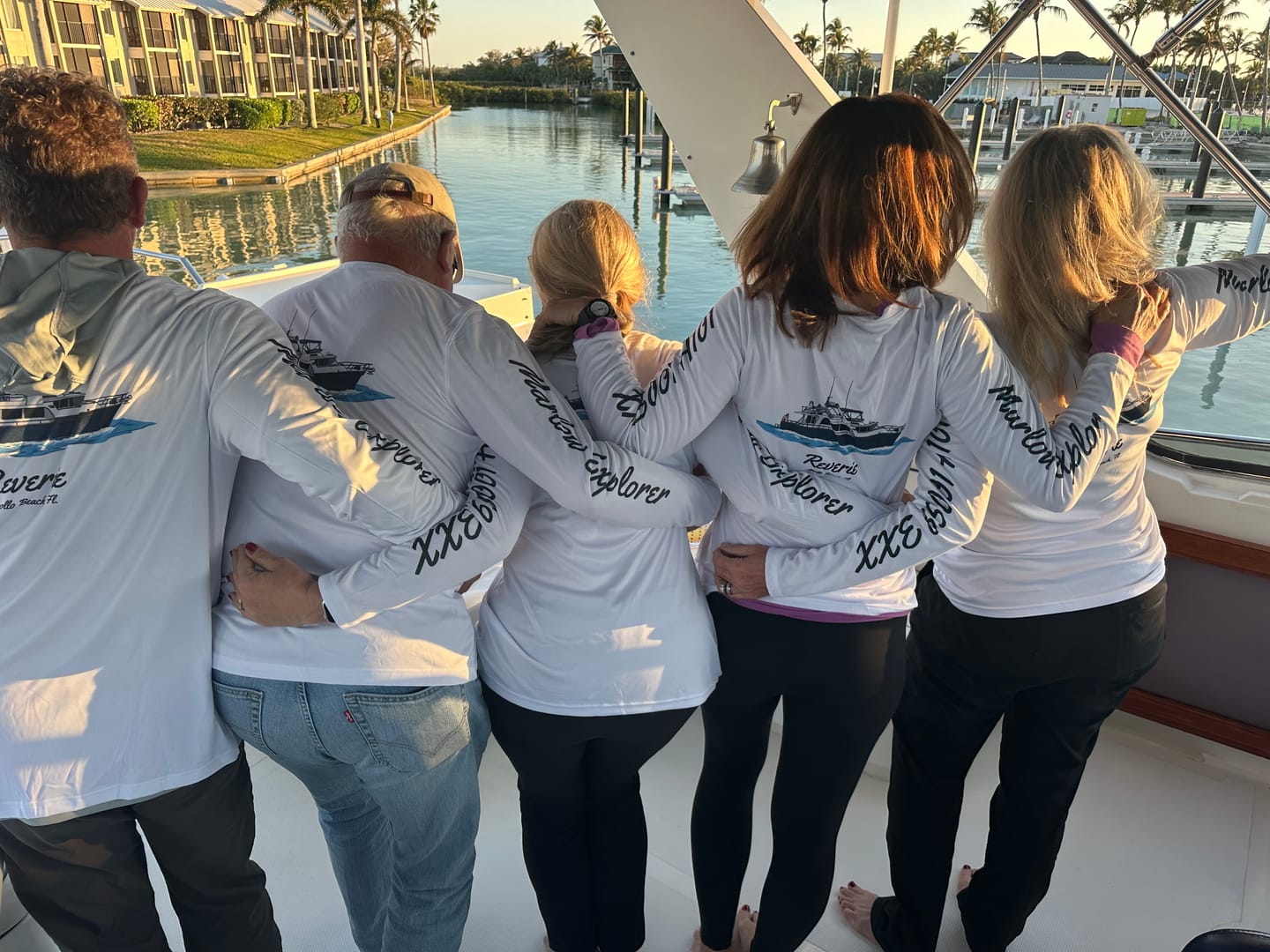 Customer photo review of Dri-Fit Custom Boat Shirts - Long Sleeve