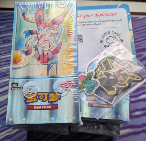 Customer photo review of Pokemon Gem Pack Vol 2 Booster Box [S-Chinese]