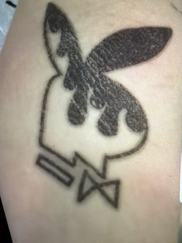 Customer photo review of Bunny Tattoo - Semi Permanent