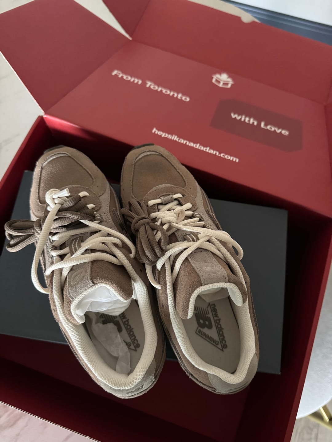 Customer photo review of New Balance 204L Mushroom with Arid Stone U204LMMA - Hemen Kargoda