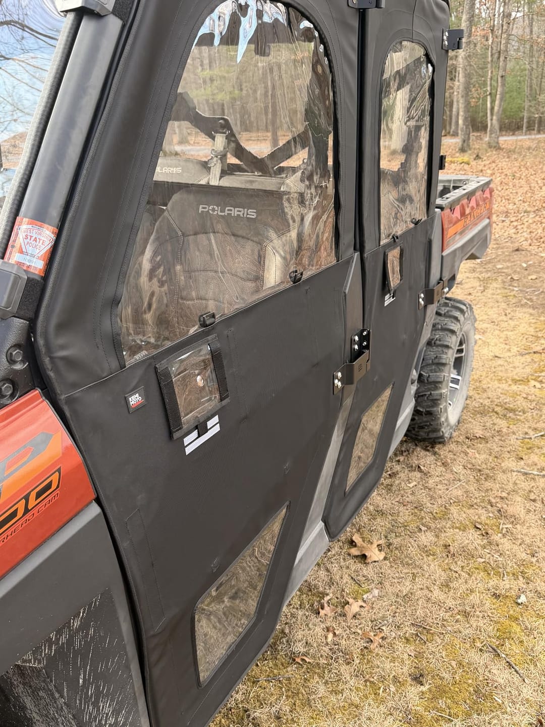 Customer photo review of UTV Doors With Steel Frame for Polaris Ranger CREW XP 1000 2019-2026