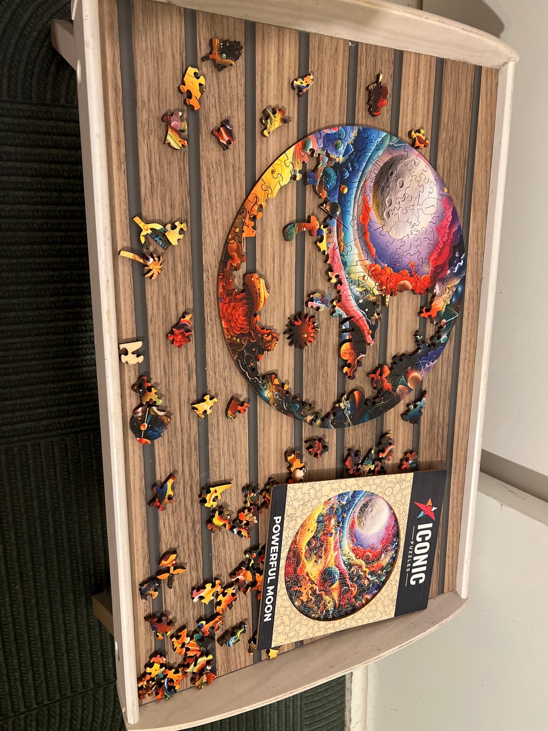 Customer photo review of Powerful Moon - Wooden Puzzle