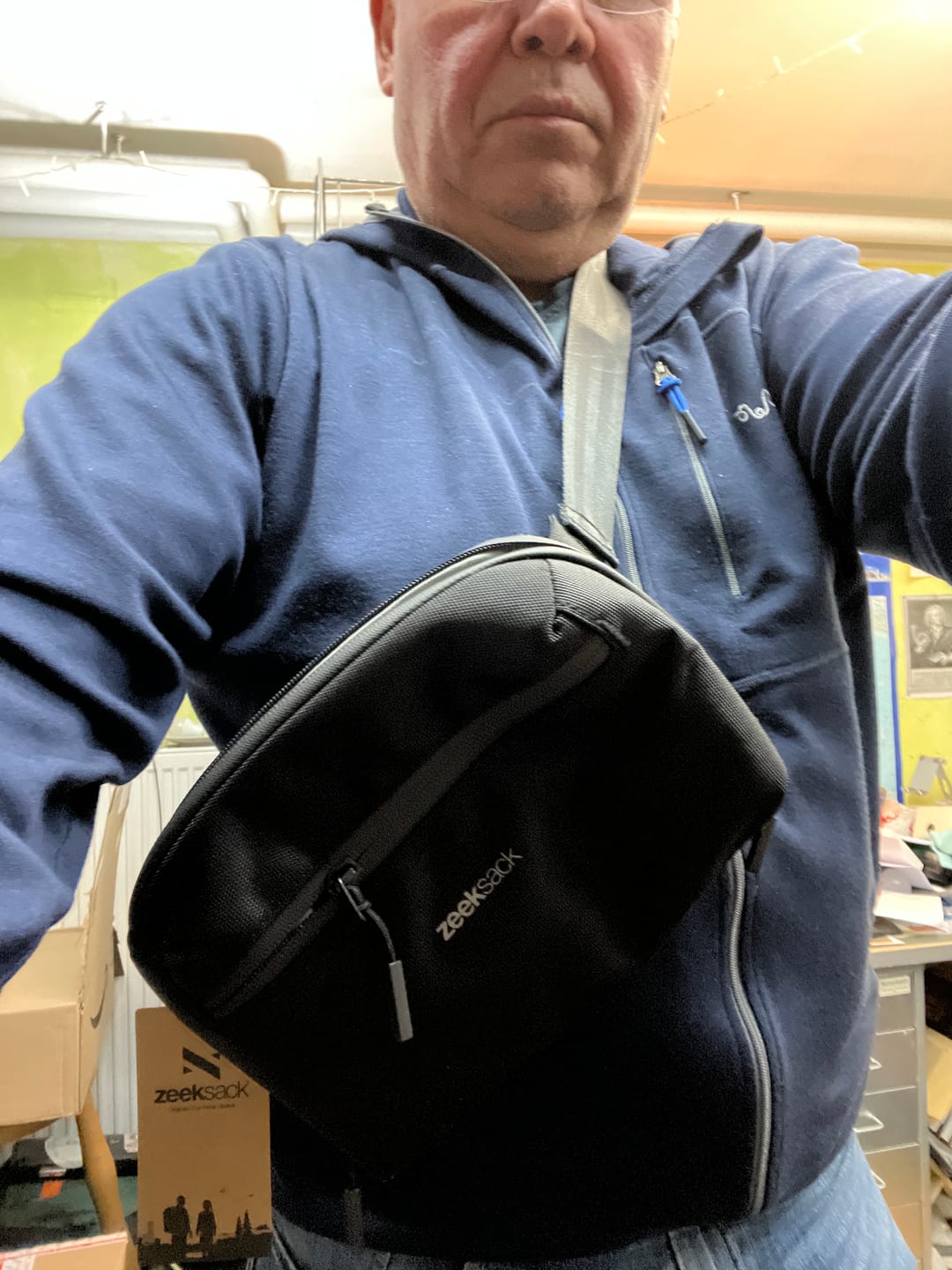 Customer photo review of Crossbody Organizer